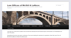 Desktop Screenshot of mcgilllanoce.com